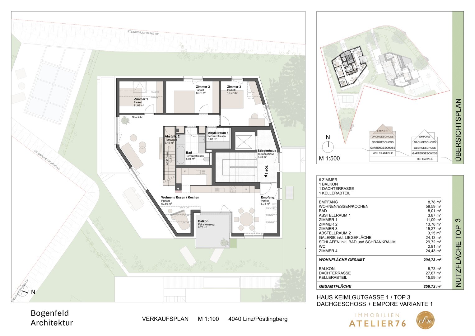 Verkaufsplan Variante 6 Zimmer