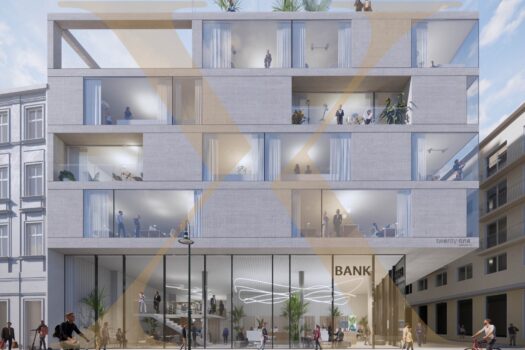 Erstbezug: Moderne Büro-/Geschäfts oder Gastrofläche in bester Linzer Innenstadtlage zu vermieten! Visualisierung I