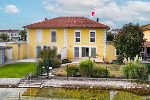 Stilvolle Seeresidenz mit Garten und privatem Seezugang Nähe Baden Ansicht Doppelhaushälfte