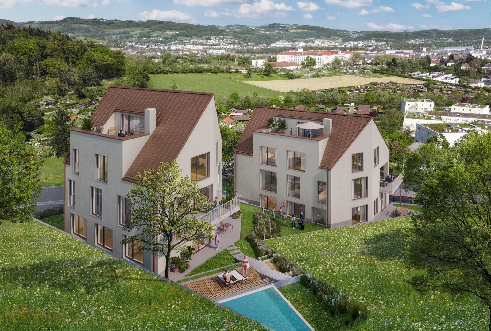 Visualisierung Südansicht