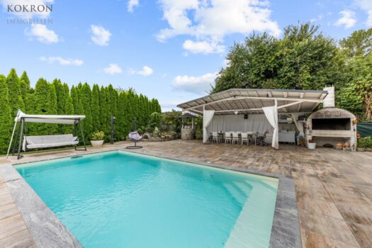Ab ins kühle Nass - Pool, Riesengarten, Grill-Oase, Obstparadies! liebevoll gestalteter Garten