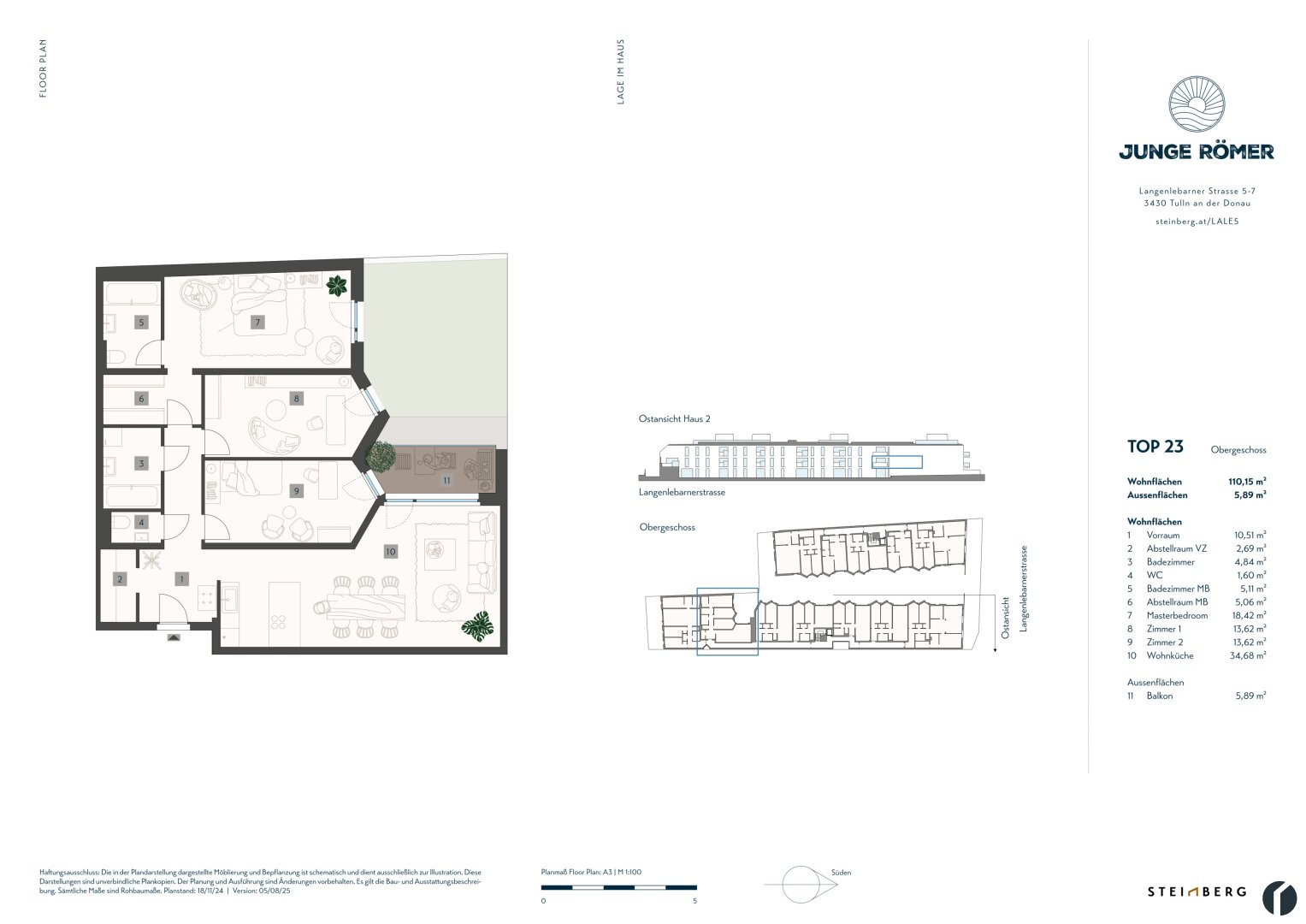 Wohnungsplan Top 23