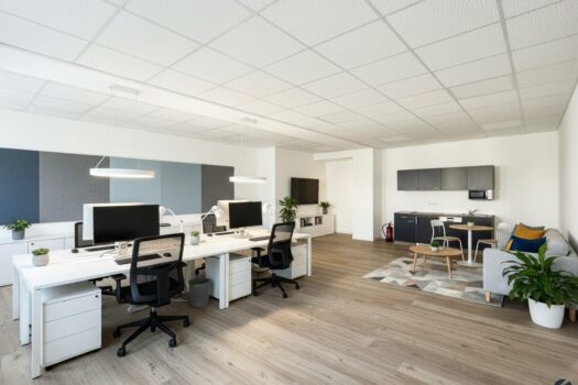 Einrichtungsbeispiel Büro (KI generiert)