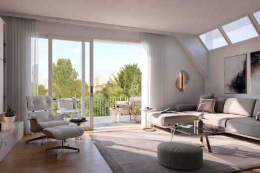 Exklusive Erstbezugs DG-Wohnung mit Balkon und Terrasse an der Alten Donau bzfi7HdyOamfbg9sQXqFj