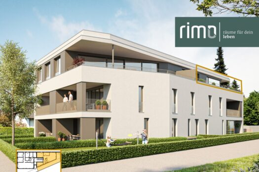 3-Zimmer-Dachgeschosswohnung mit Terrasse - Top 08 Titelbild