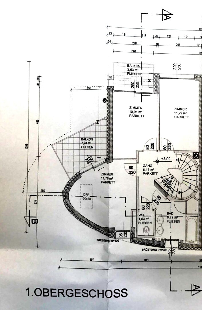 Plan - 1. Obergeschoss