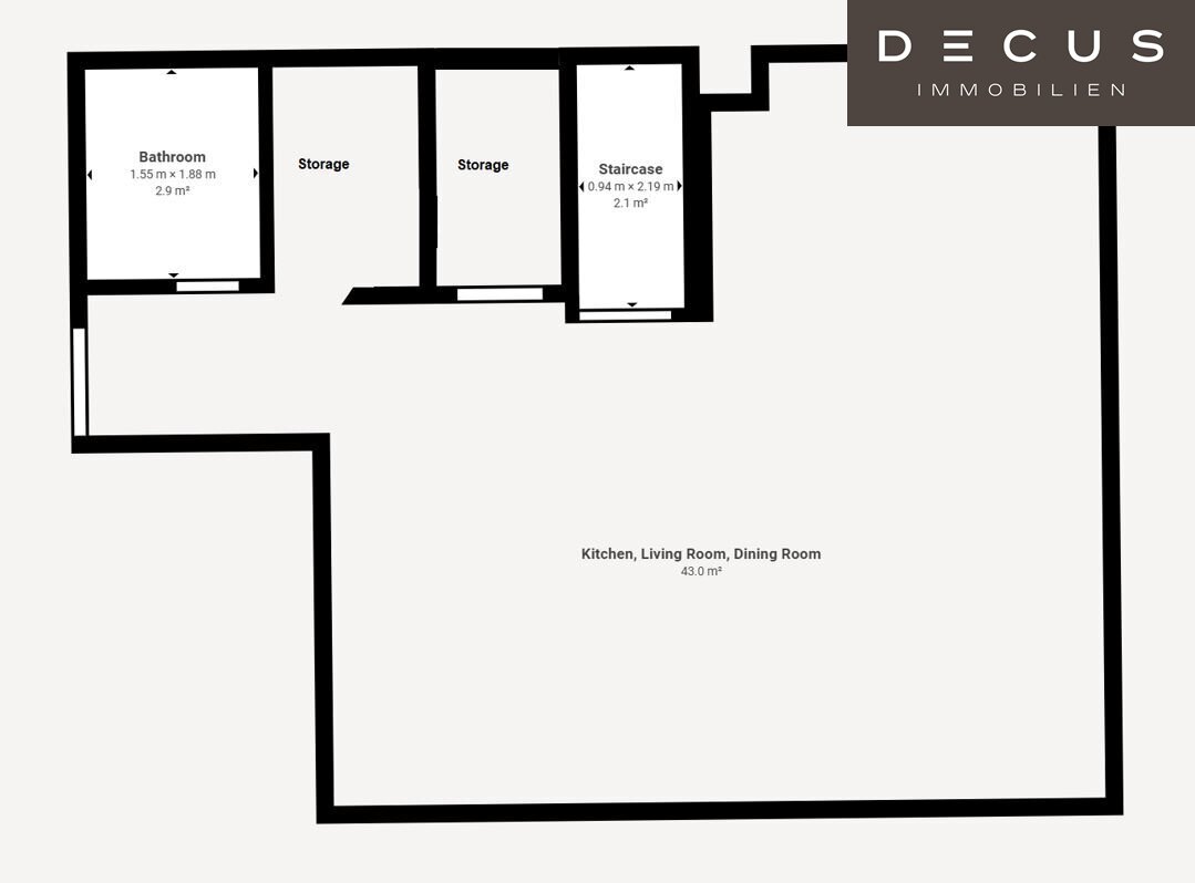 EG - Wohnsalon, offene Wohnküche, Garten und Pool