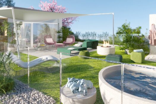 4 Zimmer Wohnung mit Dachgarten Beispiel Dachterrasse