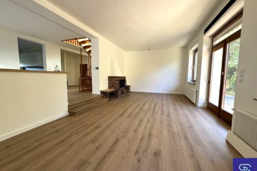 Provisionsfrei: Renoviertes 160m² EFH + 80m² Keller und wunderschönem Garten in Top-Grünlage - 1130 Wien Wohnzimmer