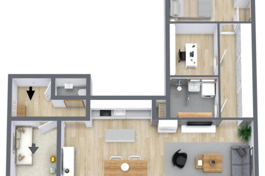 Griesplatz 29a - 3D - 1. Etage - Image