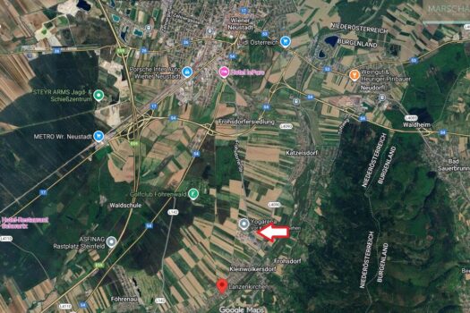 Luftansicht mit Umgebung