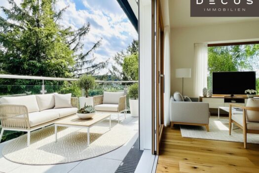 EINFAMILIENHAUS IM GRÜNEN - WALDIDYLLE IN WIEN - TERRASSEN GARTEN STELLPLATZ KI Basierter Einrichtungsvorschlag