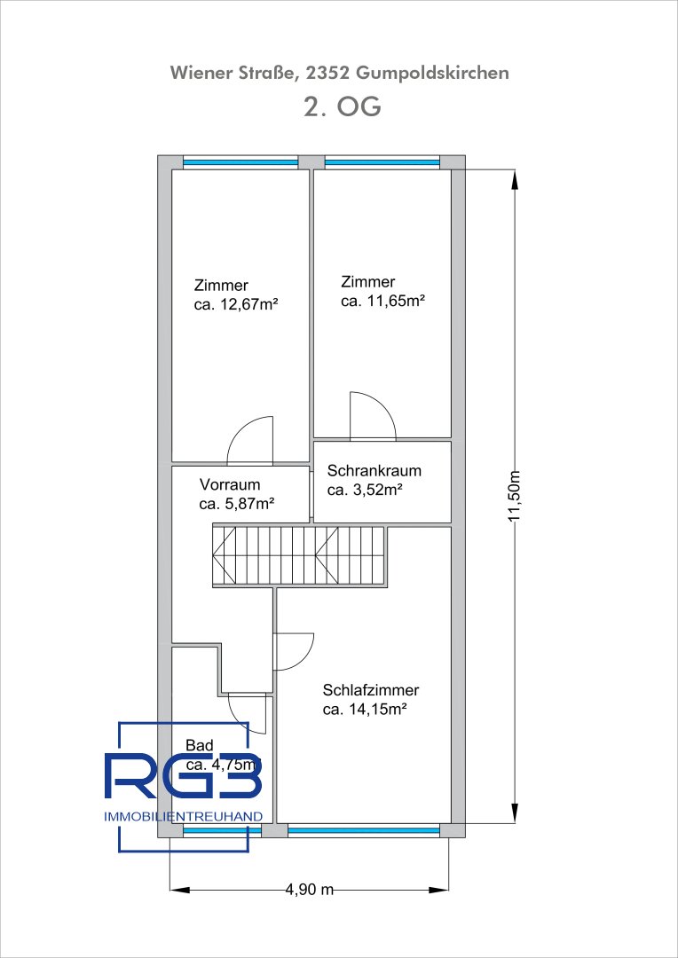 Wohnung in Gumpodskirchen mit 4 Zimmer