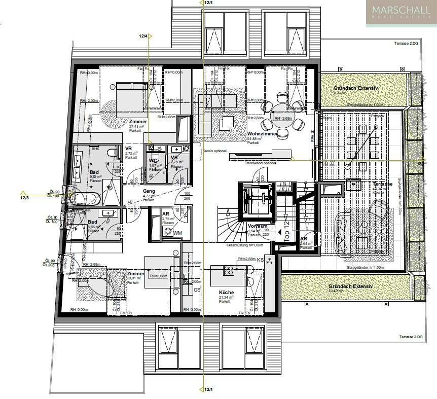 Wohnebene/Unverbindlicher Verkaufsplan