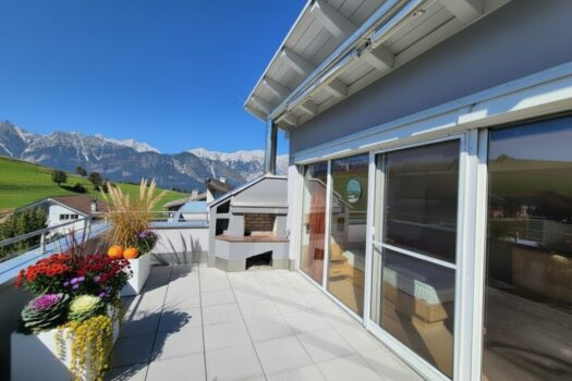 DG-Dachterasse mit Grillstelle