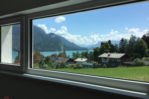 Ausblick vom Wohnzimmerfenster