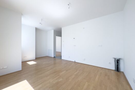 2-Zimmer Wohnung im 6. Liftgeschoss mit zwei Balkonen: Komplett möbliert und bezugsfertig | 1100 Wien Wohnküche