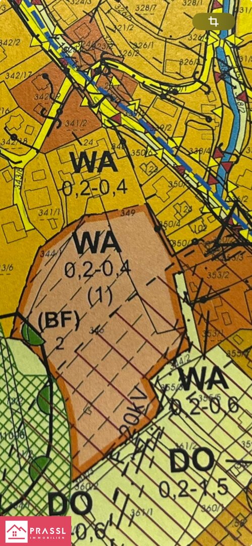 Foto vom Flächwidmungsplan Bauamt Ing. Zellner