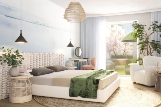 2 Zimmer Gartenwohnung Nähe Donaulände und Zentrum Beispiel Schlafzimmer