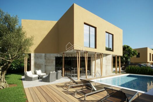 Modernes Haus mit Swimmingpool von markanter Architektur in der Nähe von Novigrad 1764946430 render ext 2m