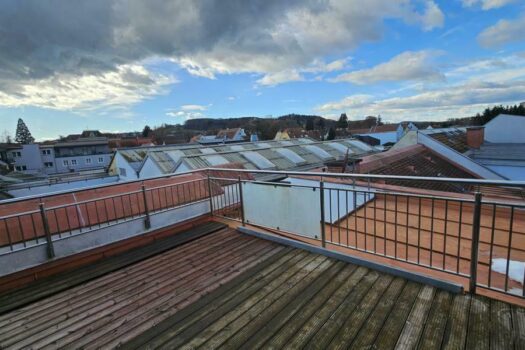 Panoramablick von der Dachterrasse