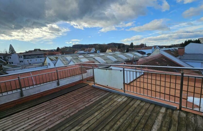 Panoramablick von der Dachterrasse