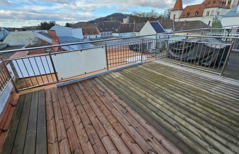 herrliche Dachterrasse