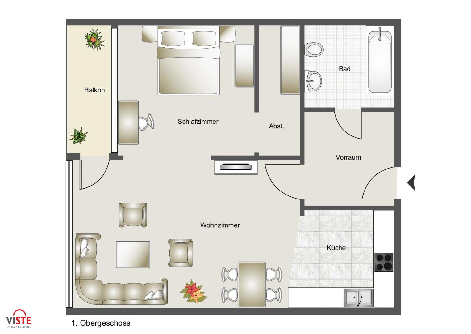 Grundriss - nicht maßstabsgetreu