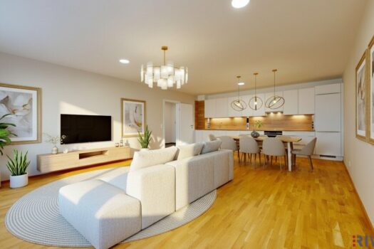 ERSTBEZUG nach Sanierung I 3 Zimmerwohnung im Herzen Klosterneuburgs I Gemeinschaftsgarten I Tischler-Küche mit Siemens Geräten Wohnküche KI-Bearbeitet