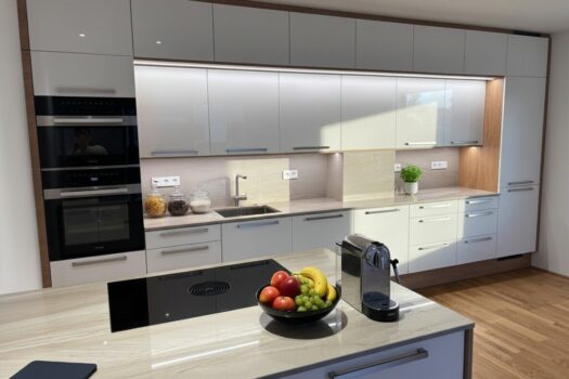 Dan Küche mit Straßer Steinplatte