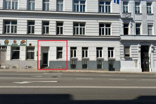 Lokal in einer top frequentierten Lage des 19. Bezirks Straßenansicht