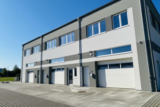 Halle mit extra Lagerfläche und 3 Büros - Erstbezug, technische Top-Ausstattung - PV-Anlage! 3JyaIUVLZAQYto6bMK0WBc