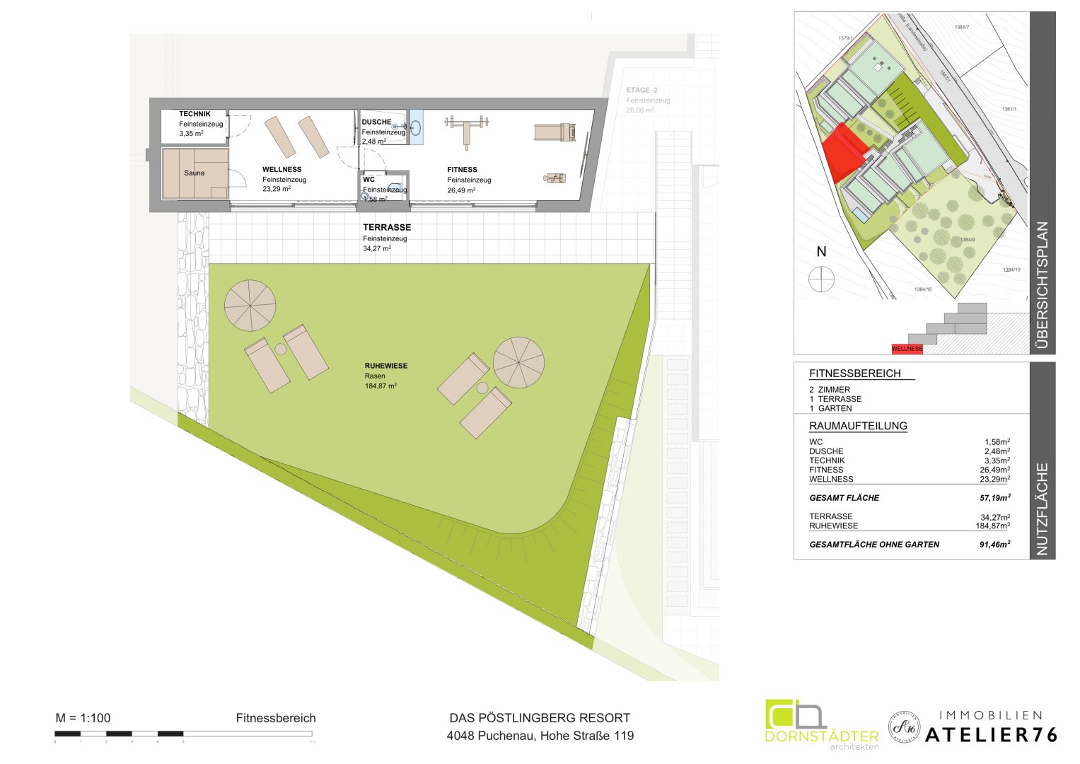 Wellness- und Fitnessbereich