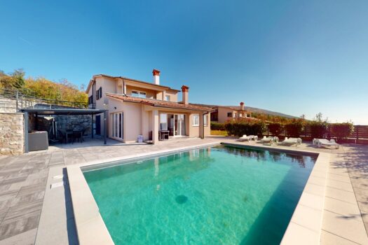 Exklusive Ferienwohnung mit privatem Pool und großem Grundstück in Stanisovi, Knapici 62 – Istrien, Kroatien Außenansicht