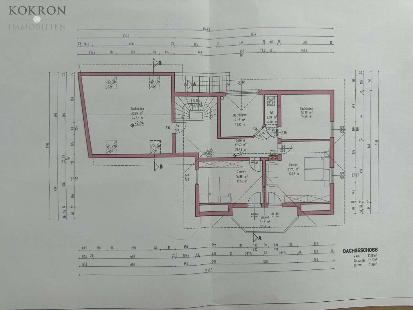 Grundriss Obergeschoss