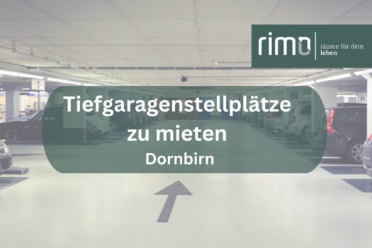 Tiefgaragenplätze in Dornbirn/Bahnhofnähe zu mieten Titelbild
