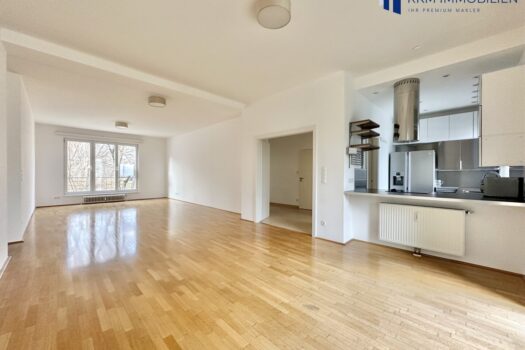 Stilvolle, großzügige Neubauwohnung in Wiener Bestlage Wohnzimmer