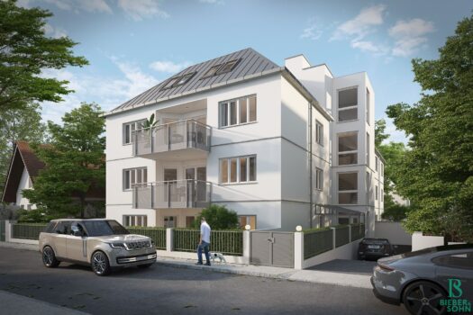 PROVISIONSFREI! Für hohe Ansprüche – elegante Eigentumswohnungen mit Gärten, Terrassen und Balkone! Garagenplatz inklusive! Schlüsselfertig! Hausansicht
