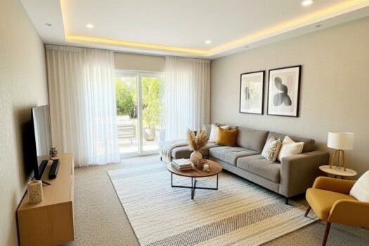 Familientraum - Doppelhaushälften - Großzügige Außenflächen - Massivbau - Luftwärmepumpe KI - generiert