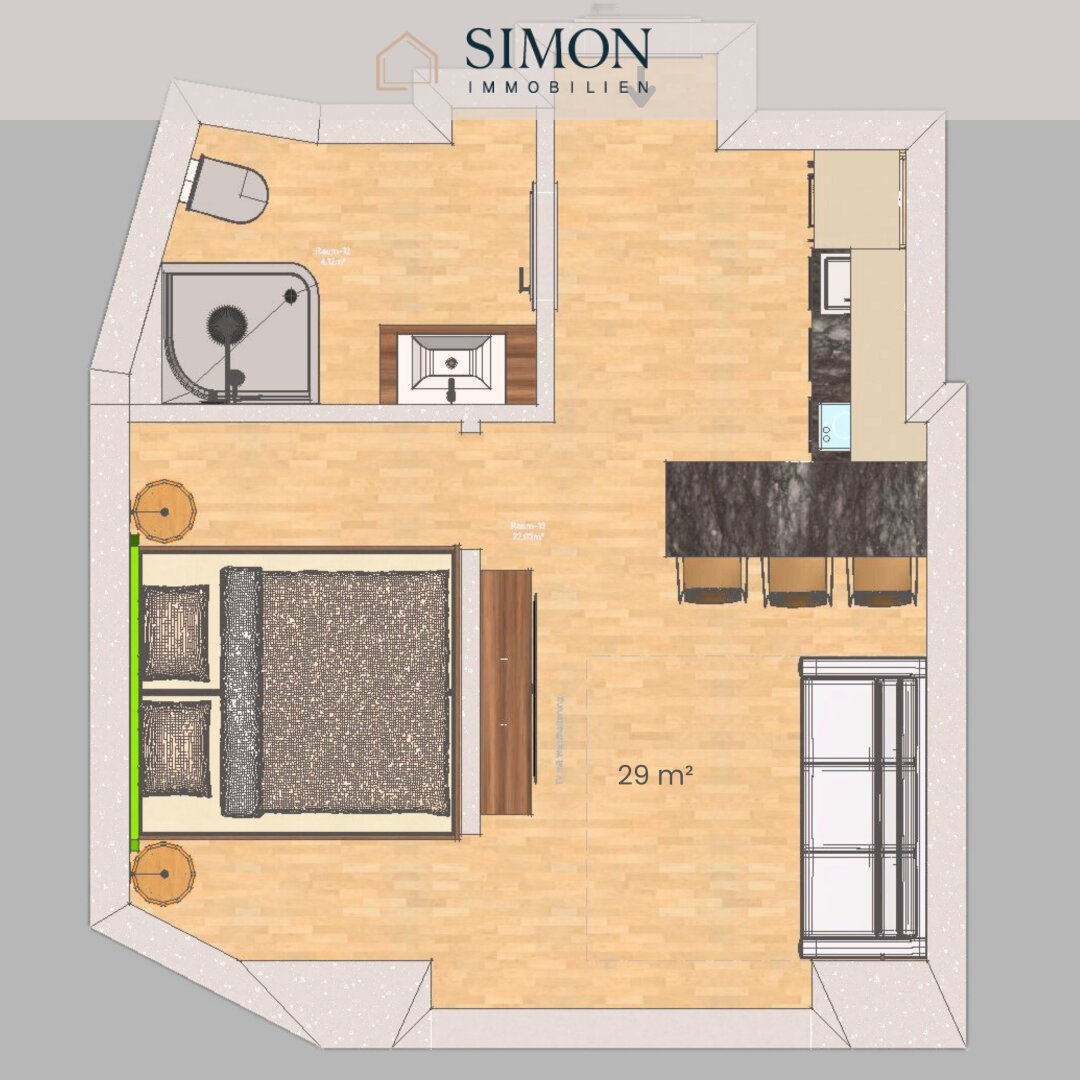 Grundriss Wohneinheit 4