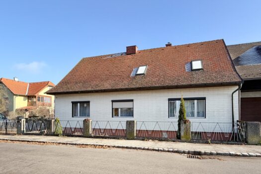 Straßenansicht vom Haus