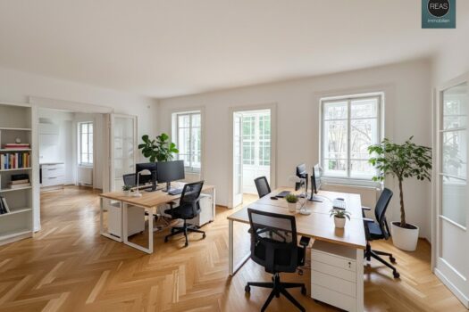 Büro mit Gartenblick und Erker in Bestlage neben dem Schubert-Museum! Gartennutzung inklusive! 7lpGVOCwWqoDU4UeQqwhAb