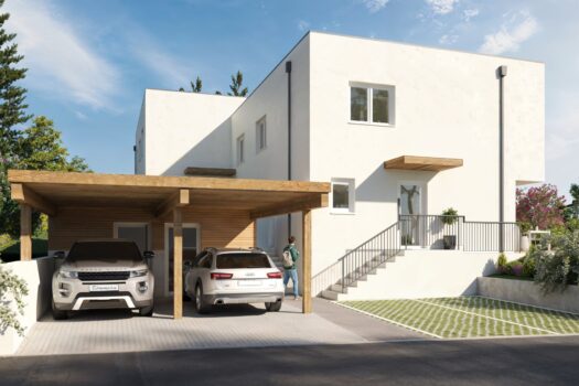 Ansicht Straße - Zufahrt