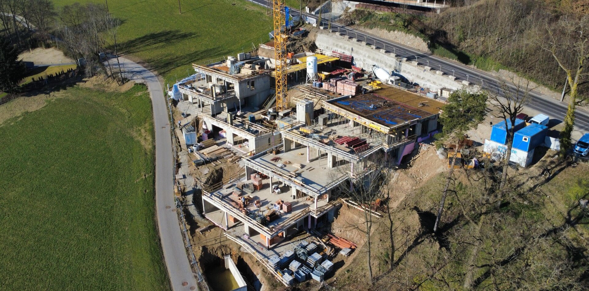 Baufortschritt Mitte März 2025