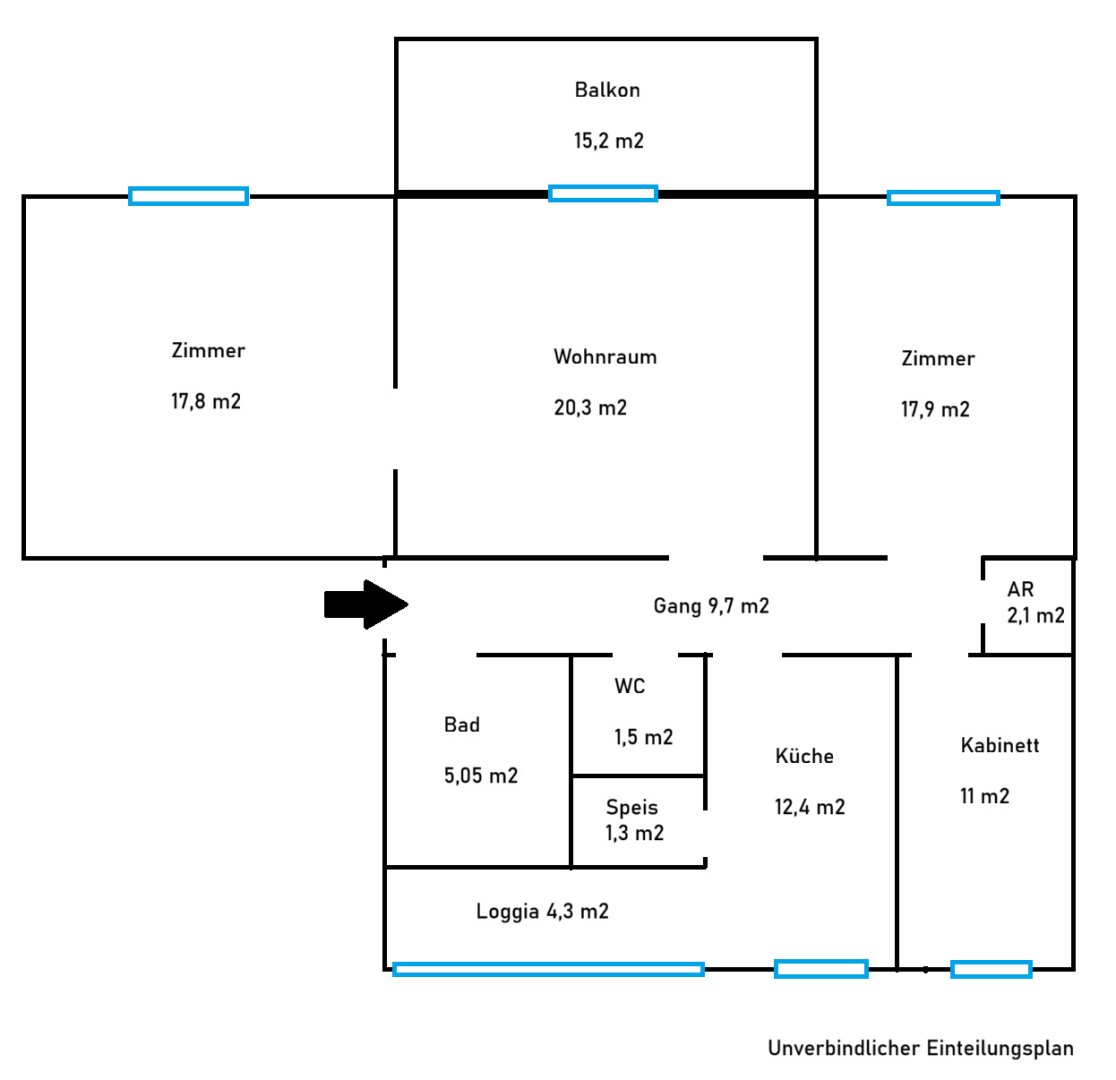 Unverbindlicher Einteilungsplan