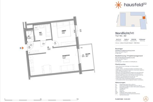 Unbefristete Neubau-Mietwohnung im Oberen Hausfeld | Termin online buchen: www.hausfeld22.at/nordlicht 1TBs3hxZFmQAeu4XgPjYGf