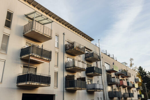 Gebäude Vorderansicht