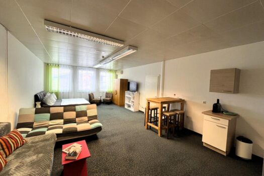 Schlafraum mit Küchezeile D12