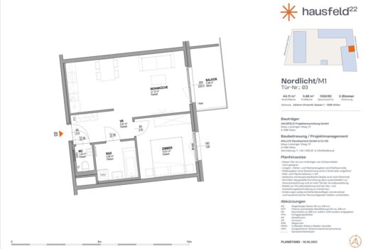 Unbefristete Neubau-Mietwohnung im Oberen Hausfeld | Termin online buchen: www.hausfeld22.at/nordlicht 3eXuAGFOn8Iph4kEKVamsl