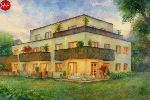 Moderne Neubauwohnung in Oberalm: 2 Zimmer, Westterrasse und Garten 451HahhToOrZbaL7z1U2Sr